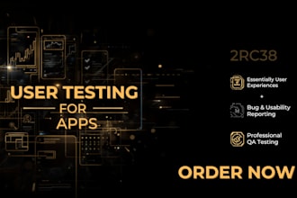 run a professional QA testing website testing app testing usability testing