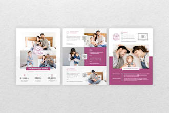design media kit for speakers and influencers