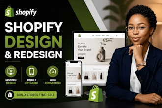 design shopify store redesign shopify store build a shopify ecommerce website