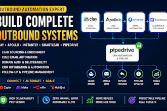 setup clay com apollo io instantly ai pipedrive hubspot crm monday zoho zapier