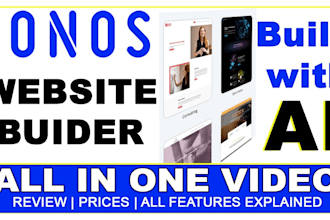 build ionos website, ionos website redesign, looka website redesign, do goddady