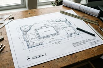 draw an accurate site plan or plot plan for city permits
