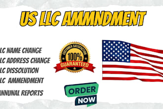 register llc amendment llc annual report llc address change dissolution llc