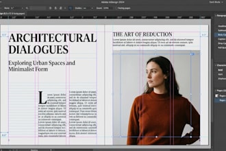 design your magazine, newsletter, look book, brochure, flyer