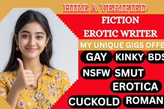 write custom erotic story writing, nsfw, smut, kinky, draw lesbian for you