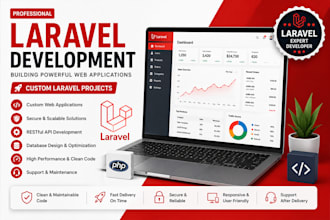 develop custom laravel web applications and projects