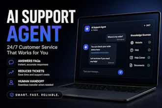 build an ai customer support agent for your website or helpdesk