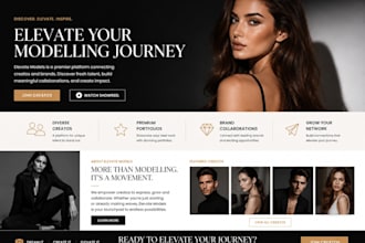 design premium onlyfans modelling website, onlyfans agency, creator website