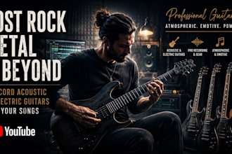 record acoustic and electric guitars for your songs