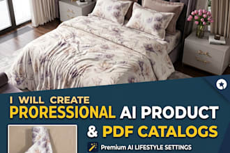 create professional ai product photography and PDF catalogs