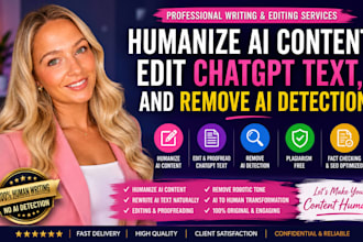 humanize ai content, edit chatgpt text, remove ai detection