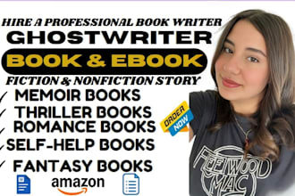 do ghostwriter, book and ebook ghostwriter book writer ebook writer book editor