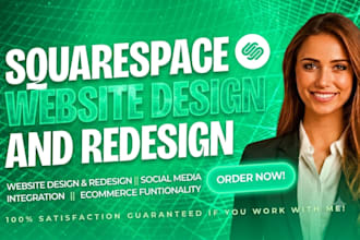 squarespace website design squarespace website redesign squarespace landing page