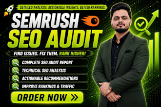 do semrush SEO audit report and complete site audit