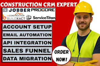 setup procore jobber servicetitan buildxact coconstruct workflow automation
