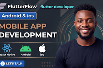 build your flutter or flutterflow mobile app mvp with firebase backend