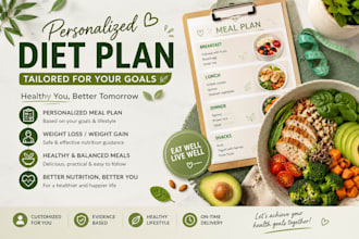create a personalized diet plan and meal plan for your health goals