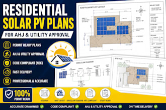 design residential solar pv plans for ahj and utility approval