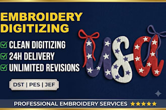 do professional embroidery digitizing dst, pes