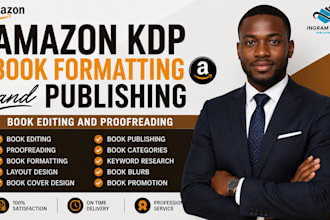 edit, proofread, format your book for amazon KDP publishing