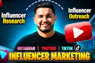 instagram influencers research tiktok ugc creators youtube influencer outreach