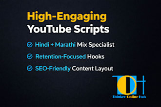 engaging youtube video script in hindi and marathi