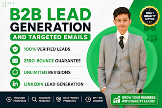 provide a verified b2b prospect and contact list for your sales team