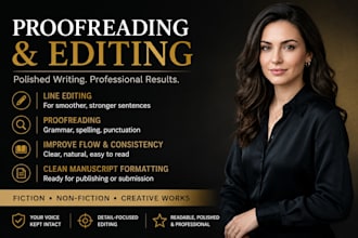 professionally edit, proofread, and format your manuscript