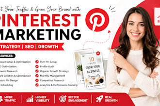 do pinterest marketing, pin design,account manager, p1nterest seo
