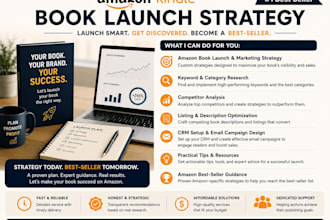 do amazon book launch management, public relation specialist for book launch