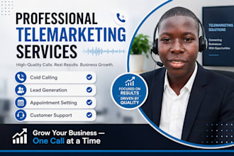 do professional telemarketing, cold calling and lead generation