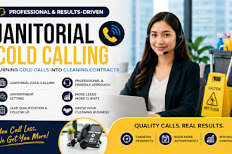 janitorial cold calling,cold caller,cold calling ,appointment settin
