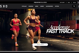 build gym wears shopify store, activewears, sportswears, fitness apparel website