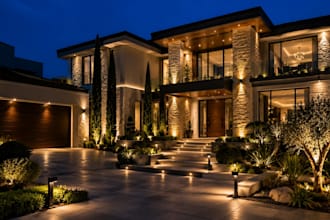 design interior and exterior lighting for homes and buildings