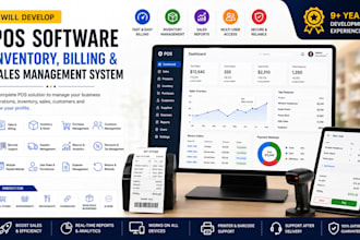 develop pos, inventory, billing and sales system