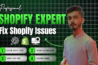 be your shopify developer and expert for shopify customization