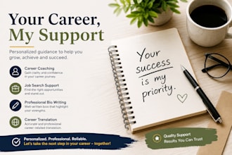 be your career assistant job career coach bio career translation