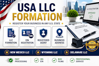 do USA llc registration with ein for US and non US residents
