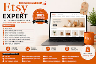 etsy shop setup, etsy listing, etsy seo, etsy product search
