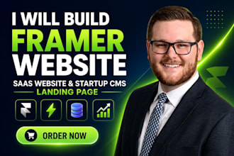 build framer website, saas website and startup framer cms, landing page