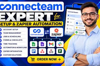 be your connecteam expert for setup and zapier integration