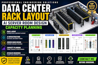 data center rack layout ai server room design capacity planning