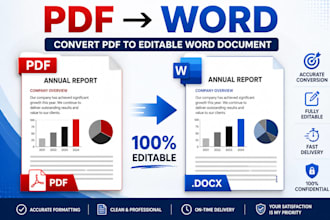 convert PDF to editable word document