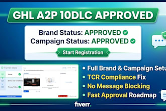 fix gohighlevel ghl a2p 10dlc registration