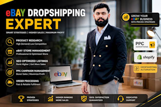 ebay dropshipping, product research and store management