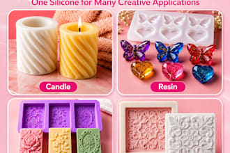 create dfm ready for plastic injection mold casting gypsum resin wax soap candle
