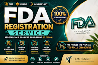 do fda registration, fda listing for cosmetics food and compliance consultation