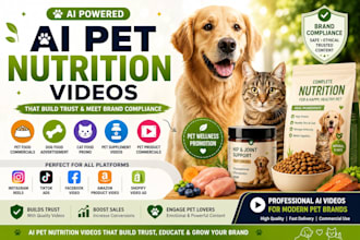 create ai pet nutrition videos that build trust and meet brand compliance