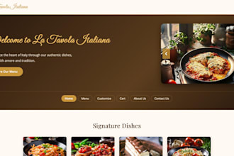 build a professional custom multi page website using HTML CSS and javascript