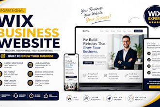 design wix business website or redesign your wix business website